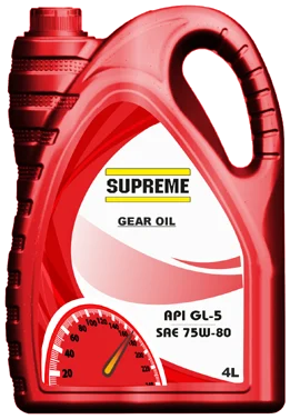 Supreme SYNTHETIC GEAR OIL SAE GL-5, API 75W80 pack