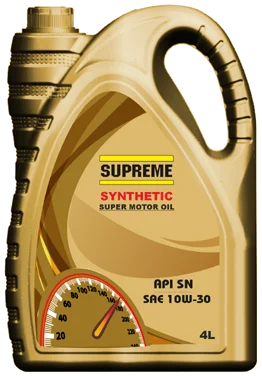 Supreme SYNTHETIC SUPER MOTOR OIL SAE 10W-30, API SN pack